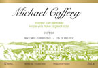 Wine Personalised White Wine with Vineyard Label Design