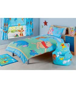 Lazy Days Single Duvet Cover Set - Blue