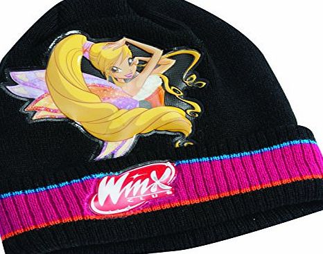 Winx Club Official Licensed Winx Club Black ``wings`` Beanie Hat