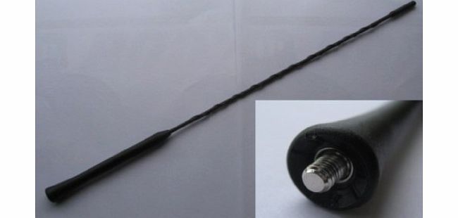 wlw Vauxhall Corsa Black Genuine Replacement AM/FM Aerial Mast Antenna Roof Screw in Type