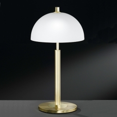 Wofi Lighting Georgia Brass Matt Table Light Large