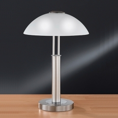 Prescot Nickel Matt Table Light