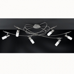 York Low Energy Nickel Ceiling Light