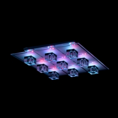 Wofi Lighting Zixi 9 LED Colour Changing Ceiling Light