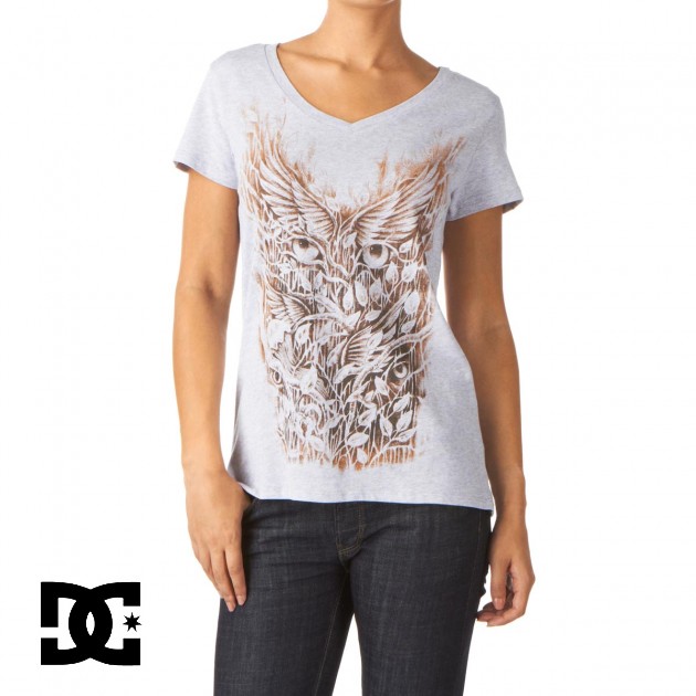 DC Jungle Owl T-Shirt - Heather Dark