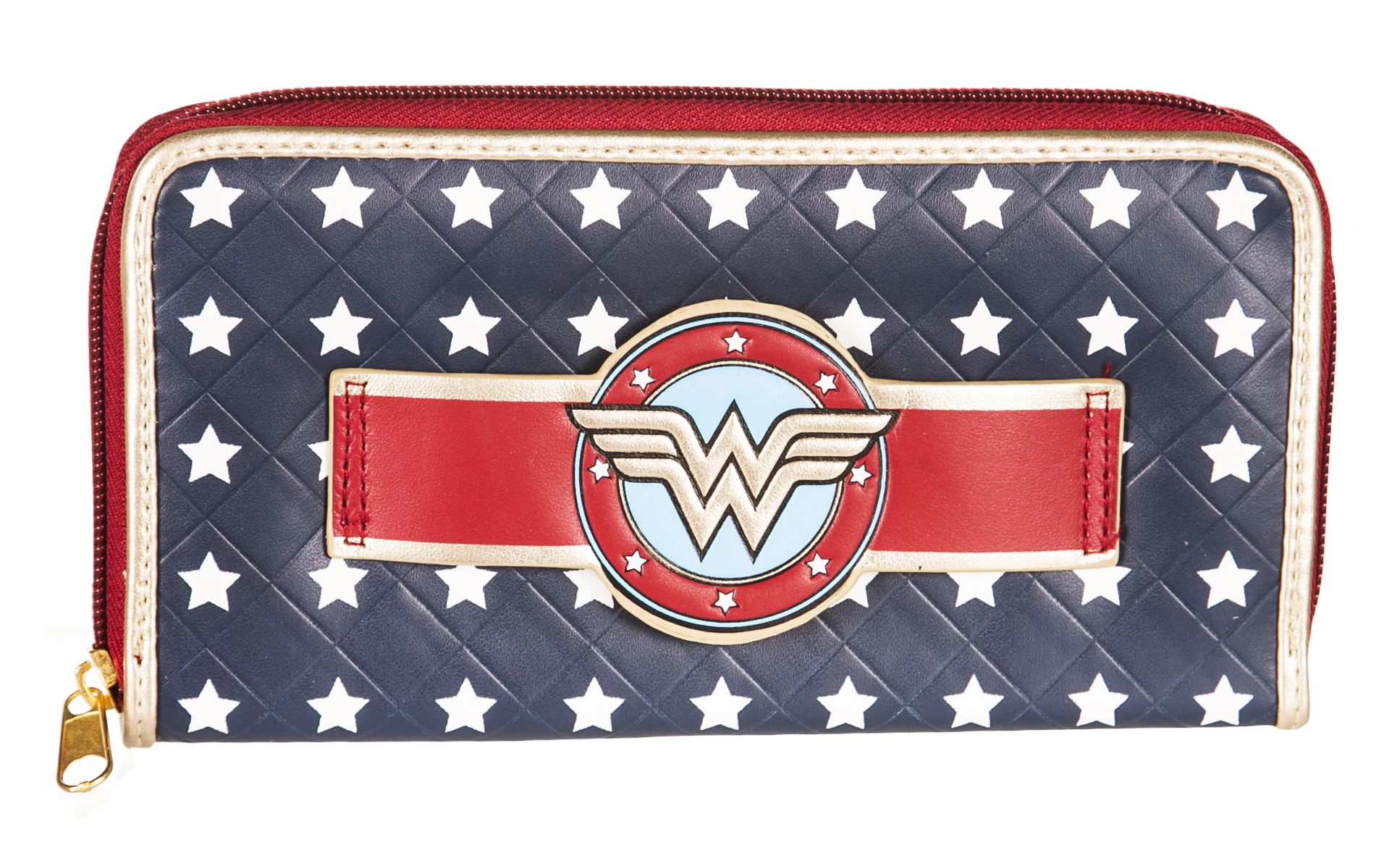 Woman Star Print And Logo Wallet