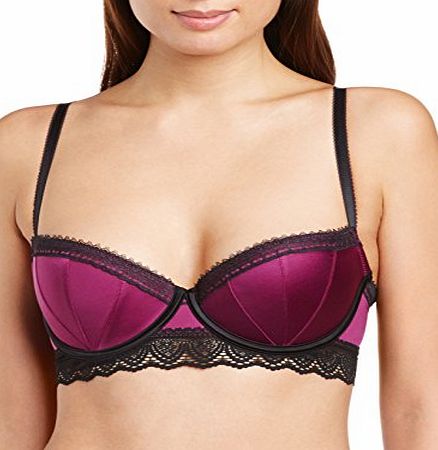 Wonderbra Womens Glam Soft Cup Everyday Bra, Purple (Magenta), 36C