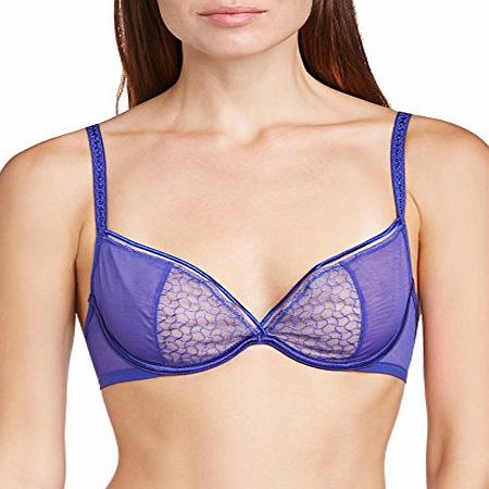 Wonderbra Womens Natural Push-Up Everyday Bra, Blue, 34B