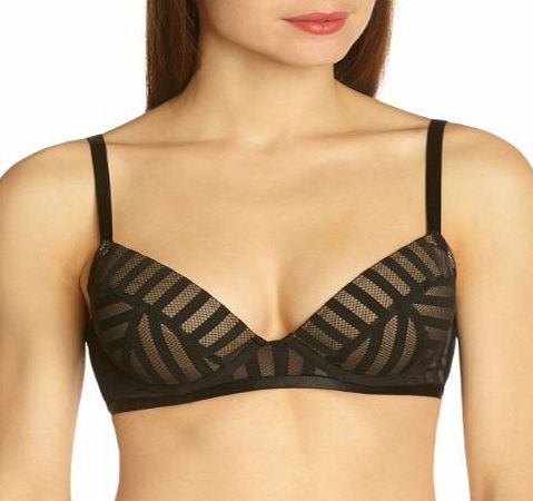 Wonderbra Womens WONDERBRA GLAM Push Up Bra, Black, 34B