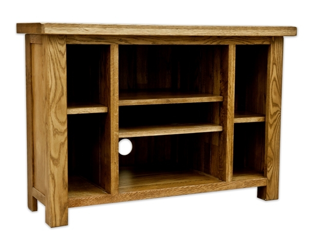 Oak Corner TV Unit