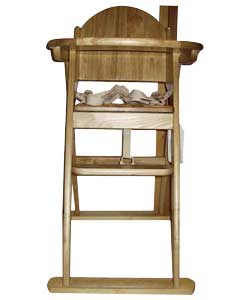 Folding Highchair - Natural Colour