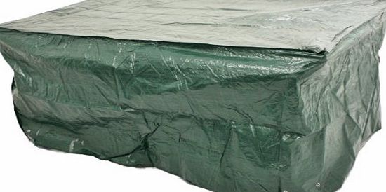 Woodside Green 6ft Rectangle Waterproof Garden Table Furniture Cover