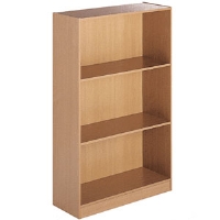 Impact 18mm Bookcase 2 shelves Beech