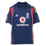 Adidas England One Day International Shirt Blue/Red 9-10/28-30