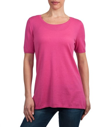 Silk & Cotton Womens A Line T-Shirt