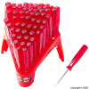 Stand of 60 Miniature Screwdrivers