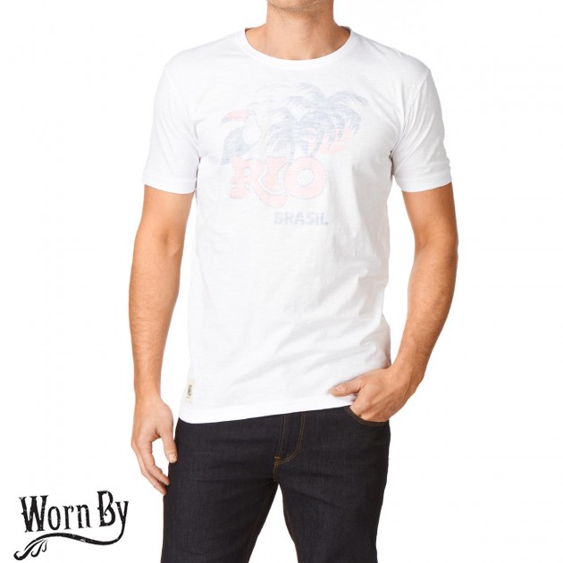 Mens Worn By Rio T-Shirt - White