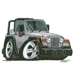 Jeep - Silver Kids T-shirt