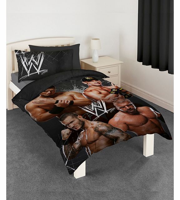 WWE All Stars Single Duvet Cover and Pillowcase