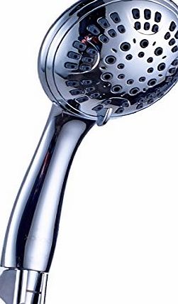 XOGOLO  Handheld Shower Head 6 Setting Model, High Pressure, Polished Chrome