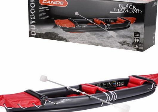 XQ Max BLACK DIAMOND CANOE SET PADDLING LAKES RIVERS COMFORT HOLIDAY SUMMER BEACH