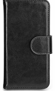 Wallet Case Eman for iPhone 5C - Black