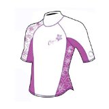 Girls OSX Osprey Wetsuit Rash Vest White 12-14