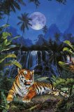 xs-toys Jigsaw 1000pc Flourescent Eyes Tiger Landscape New