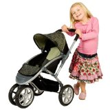 xs-toys Silver Cross X4 3 Wheel Stroller Dolls Pram Pistachio