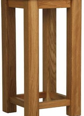 Yabbyou Tall Slim Rustic Oak Plant Hall Side Table 55cm high