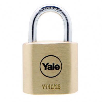 25mm Brass Padlock - 2 Pack YE1/25/113/2