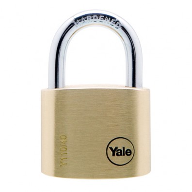 Yale 40mm Brass Padlock - 2 Pack YE1/40/122/2