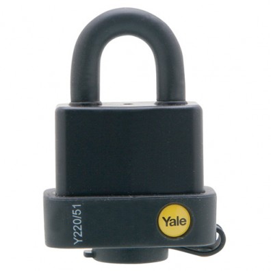 Yale 51mm Weatherproof Padlock Y220/51/118/1