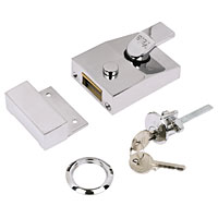 Night Latch Chrome-Plated 60mm Backset