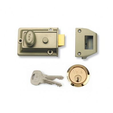 Yale Traditional Front Door Lock P-77-ENB-PB-60