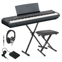 P105 Digital Piano Black FREE Stand Bench