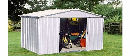 Yardmaster Apex Metal Garden Shed - 10 x 8ft