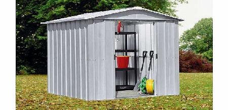 Yardmaster Apex Metal Garden Shed - 6 x 6ft