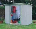 YARDMASTER pent roof metal shed - 198x119cms