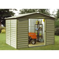 YARDMASTER Shiplap Double Sliding Door Apex Shed