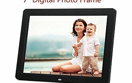 Yarrashop 7``HD Electronic Digital Photo Frame DPF-701 Upgrade (Black)