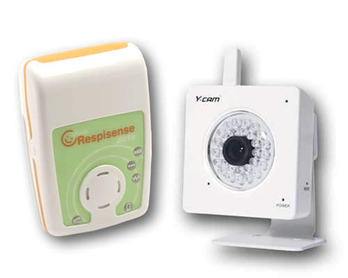 Y-Cam Knight + Respisense Baby Monitor Bundle