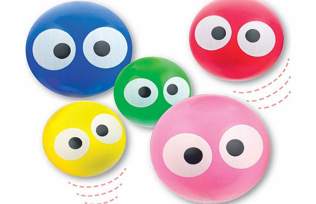 Dotty Eye Jet Balls - Pack of 6