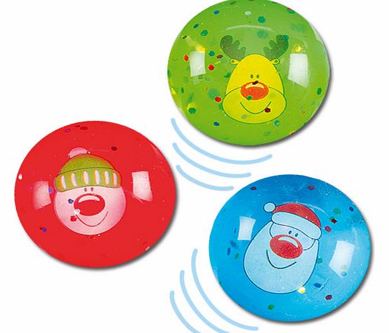Festive Friends Glitter Jet Balls - Pack of 6