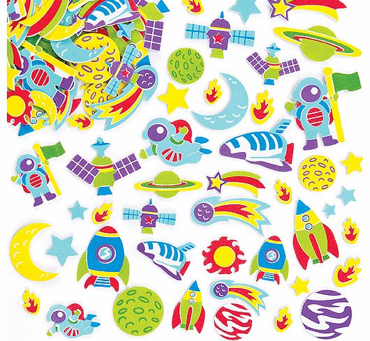 Galaxy Foam Stickers - Pack of 120