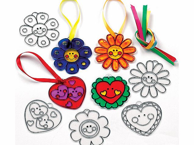 Heart  Flower Suncatcher Hanging Decorations -