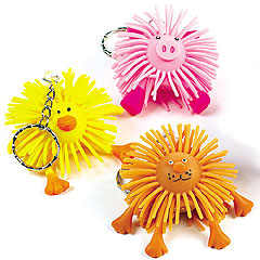 yellowmoon Flashing Funky Friends Keychains