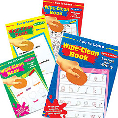 Fun-to-Learn Wipe Clean Books