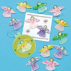 Handmade Angel Card Toppers