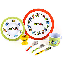 Jungle Friends Melamine Dinner Set